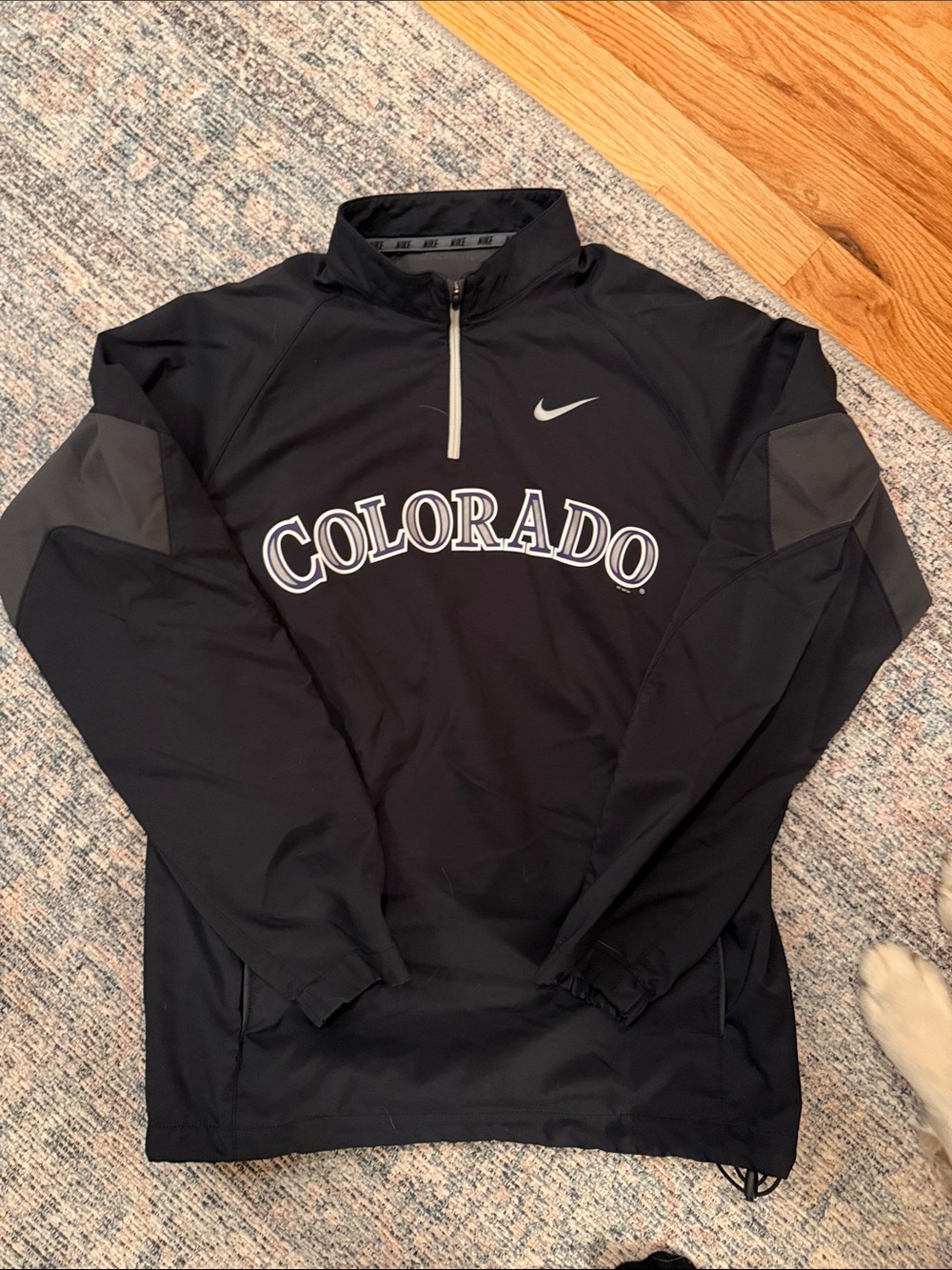 Nike Black Colorado Pullover Quarter-Zip